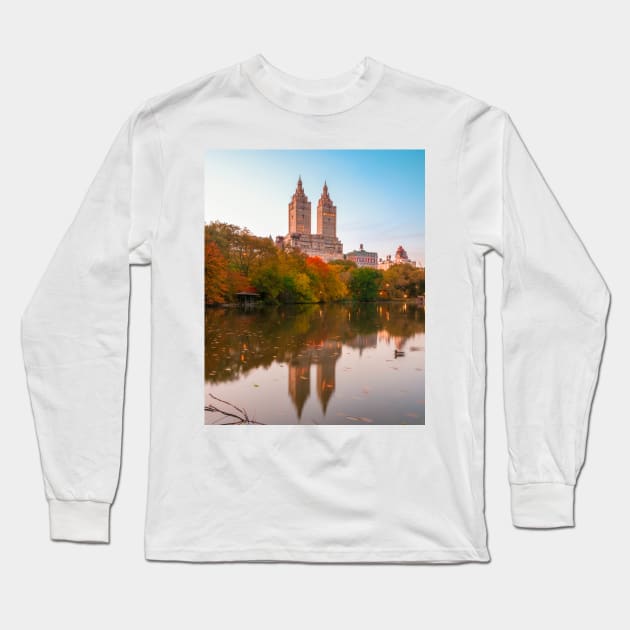 Central Park Fall 1 Long Sleeve T-Shirt by igjustin